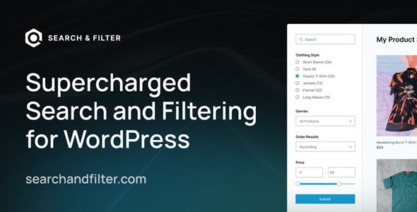 Search & Filter Pro 3.2.3 — Плагин поиска и фильтрации для WordPress