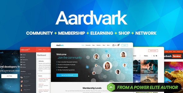 Aardvark 4.7 — Тема WordPress для сообществ