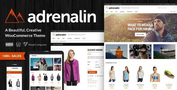 Adrenalin 2.3.1 — Многоцелевая тема WooCommerce
