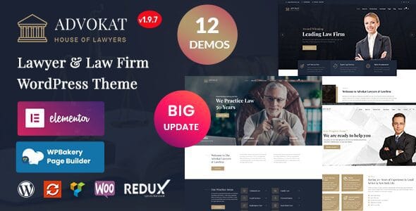 Advokat 1.9.7 — Тема WordPress для юристов