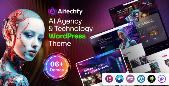 Aitechfy 1.0 — Тема WordPress для AI-агентств и технологий