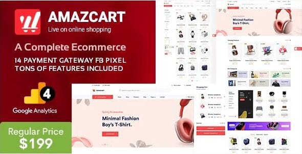 AmazCart 4.2 — Система электронной коммерции на Laravel