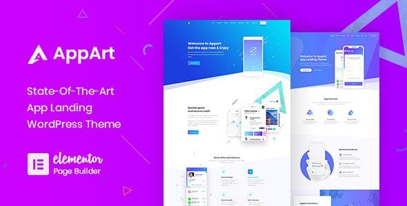 AppArt 3.0.4 — Креативная тема WordPress для приложений и SaaS