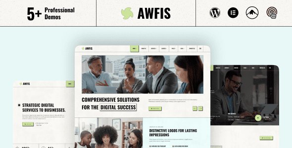 Awfis 1.0.1 — Тема WordPress для бизнес-консалтинга