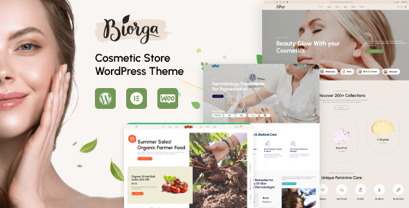 Biorga 1.0.5 — Тема WordPress для косметических магазинов