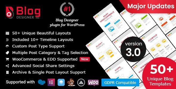 Blog Designer PRO for WordPress 3.4.9 — Дизайнер блогов