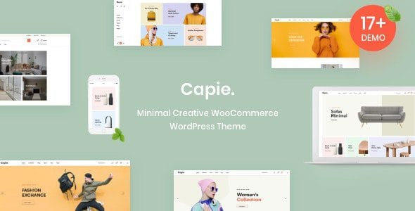 Capie 1.0.33 — Минималистичная тема WooCommerce