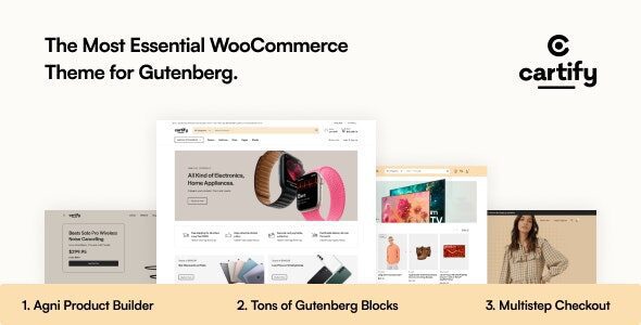 Cartify 1.3 — Тема WordPress для WooCommerce и Gutenberg