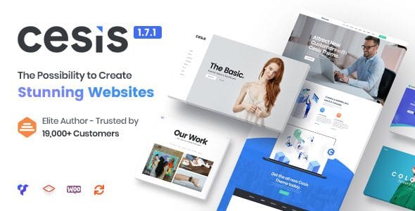 Cesis 1.8.72 — Многоцелевая тема WordPress