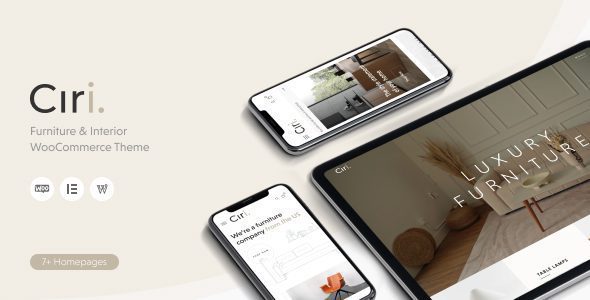 Ciri 1.0.9 — Тема WooCommerce для мебели и интерьера