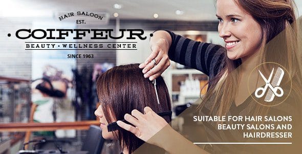 Coiffeur 7.6 — Тема WordPress для салона красоты