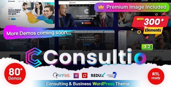 Consultio 3.2.8 — Тема WordPress для корпоративного консалтинга