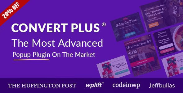 ConvertPlus 3.6.3 — Плагин всплывающих окон для WordPress