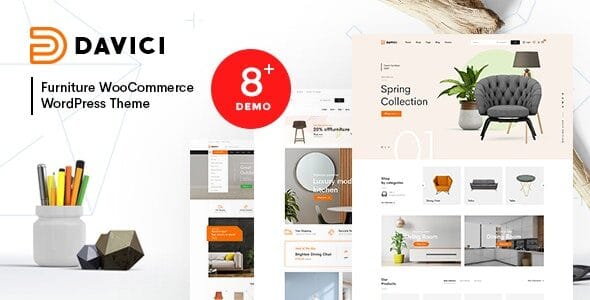Davici 1.2.9 — Тема WordPress для мебели на WooCommerce