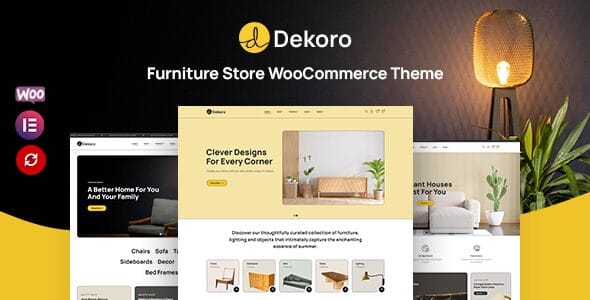 Dekoro 1.0.3 — Тема WooCommerce для мебели