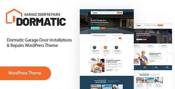 Dormatic 1.6 — Тема WordPress для ремонта дверей