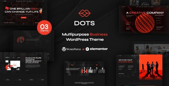 Dots 1.1.1 — Тема WordPress для креативных агентств