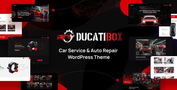 Ducatibox 1.0.3 — Тема WordPress для автосервиса