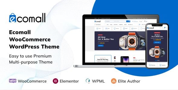 Ecomall 1.1.8 — Тема WooCommerce для электроники