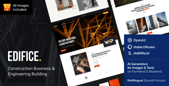 Edifice 1.8 — Тема WordPress для строительства