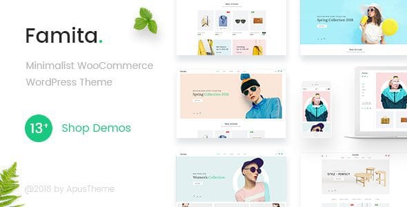 Famita 1.43 — Минималистичная тема WooCommerce