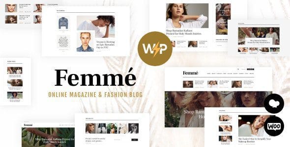 Femme 1.3.6 — Тема WordPress для модного блога
