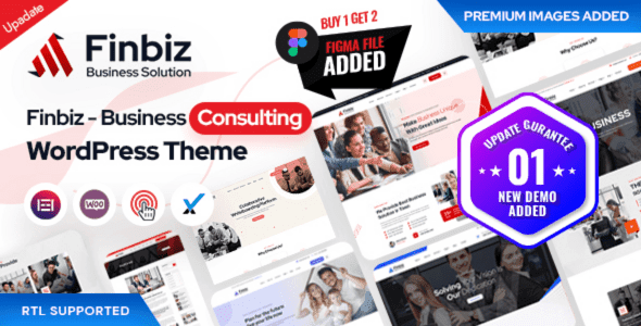 Finbiz 2.1.5 — Тема WordPress для консалтингового бизнеса