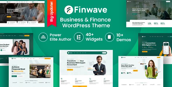 Finwave 1.1.4 — Тема WordPress для бизнеса и финансов