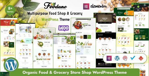 Foodano 1.2.1 — Тема WordPress для продуктового магазина