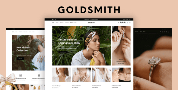 GoldSmith 1.4.6 — Тема WooCommerce для ювелирного магазина