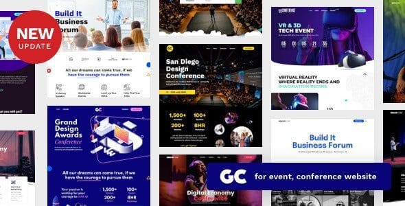 Grand Conference 5.1.5 — Тема WordPress для мероприятий