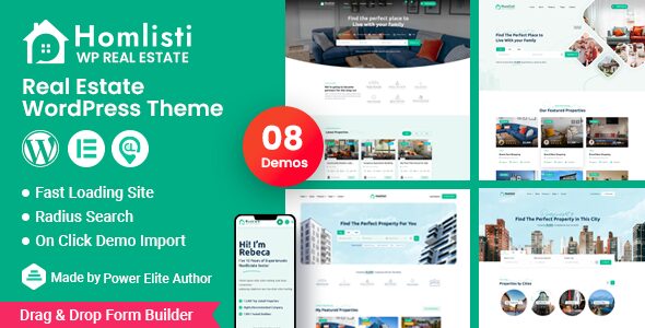 Homlisti 3.1.5 — Тема WordPress для недвижимости