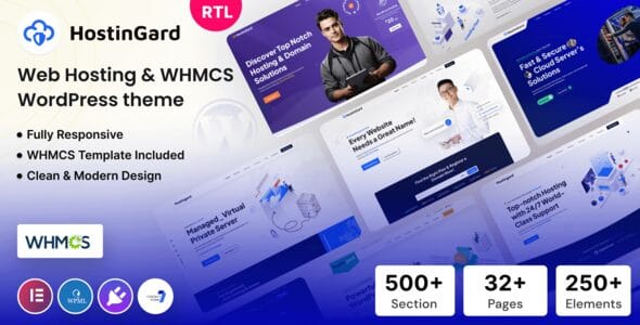 Hostingard 1.6.0 — Тема WordPress для хостинга с WHMCS