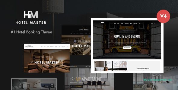 Hotel Master Booking WordPress 4.2.4 — Тема для бронирования отелей на WordPress