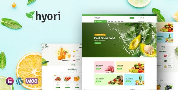 Hyori 1.3.2 — Тема WooCommerce для органических продуктов
