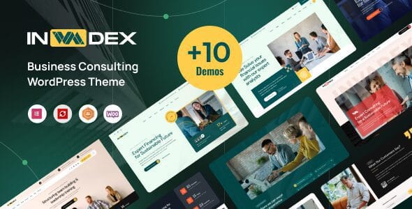 Invadex 1.0.0 — Тема WordPress для бизнес-консалтинга