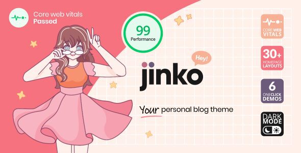 Jinko 1.1.7 — Тема WordPress для блога