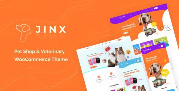 Jinx 1.0.8 — Тема WooCommerce для зоомагазинов и ветеринарии