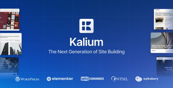 Kalium 3.32 — Креативная мультитематическая тема WordPress