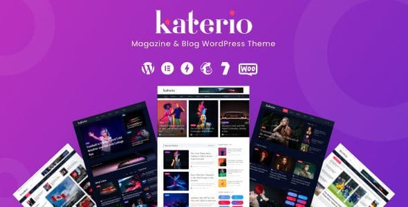 Katerio 1.5.1 — Тема WordPress для журналов