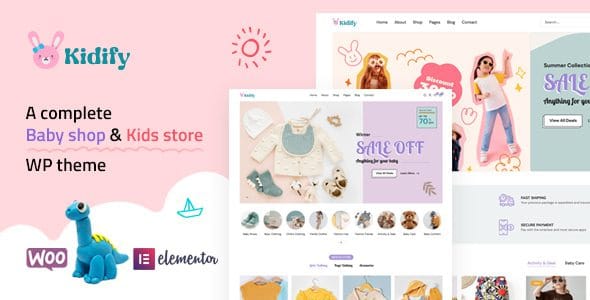 Kidify 1.2.1 — Тема для детского магазина на WooCommerce