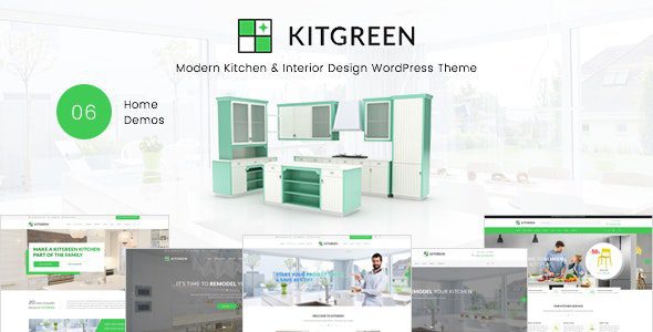 KitGreen 3.1.6 — Тема WordPress для дизайна интерьера и кухни