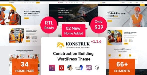 Konstruk 1.1.5 — Тема WordPress для строительства