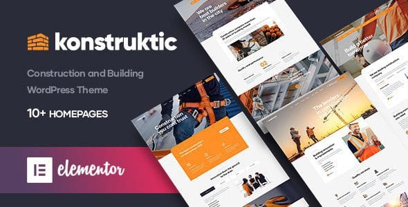 Konstruktic 1.2.1 — Тема WordPress для строительства и строительных компаний