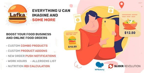 Lafka 4.5.7 — Тема WooCommerce для доставки еды