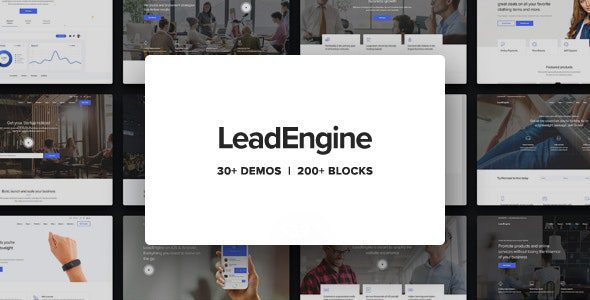 LeadEngine 5.7 — Многоцелевая тема WordPress с конструктором страниц