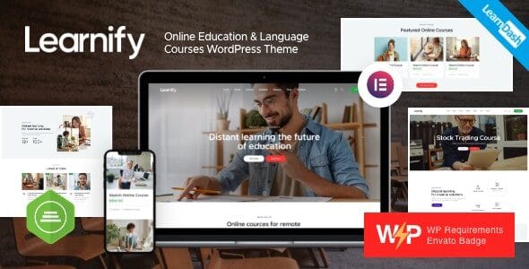 Learnify 1.8.0 — Тема WordPress для онлайн-образования