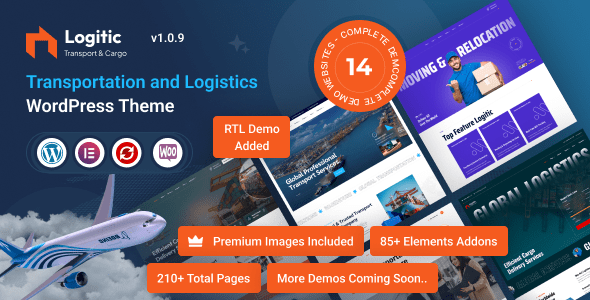 Logitic 1.2.4 — Тема WordPress для транспорта и логистики