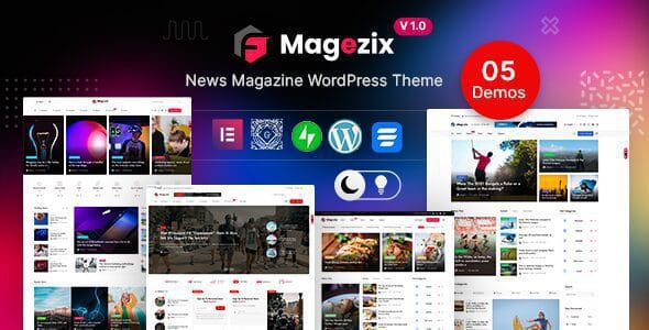 Magezix 1.0.7 — Тема WordPress для новостей