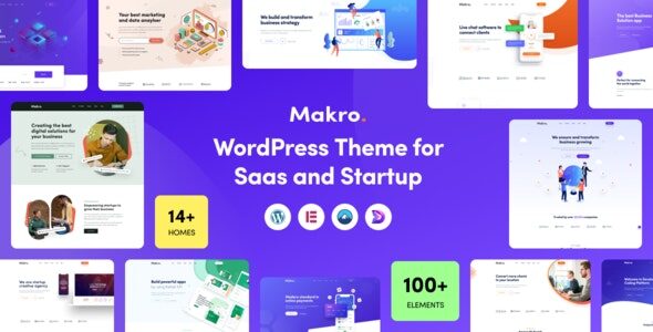 Makro 1.2.9 — Тема WordPress для SaaS и стартапов